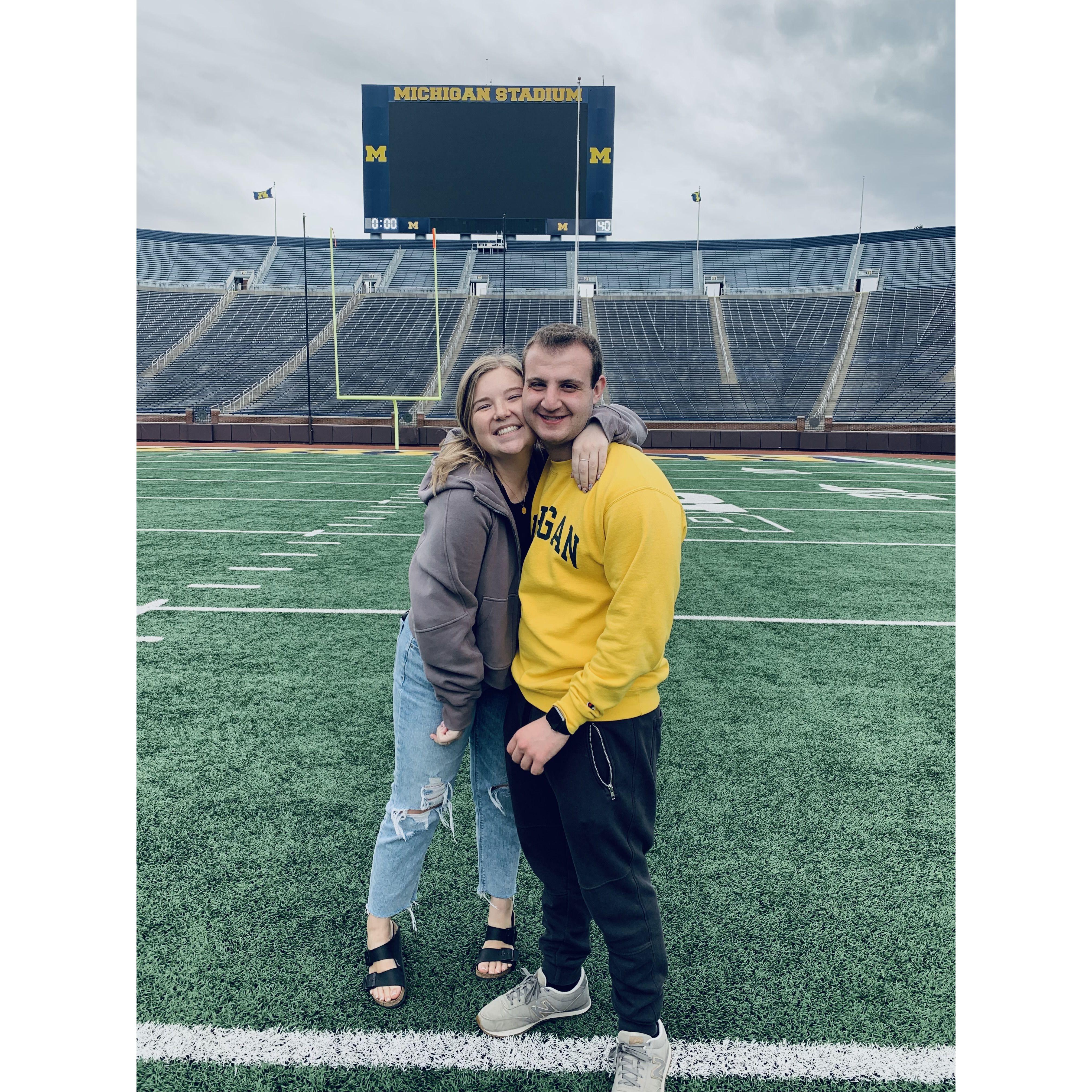 Our first photo together!