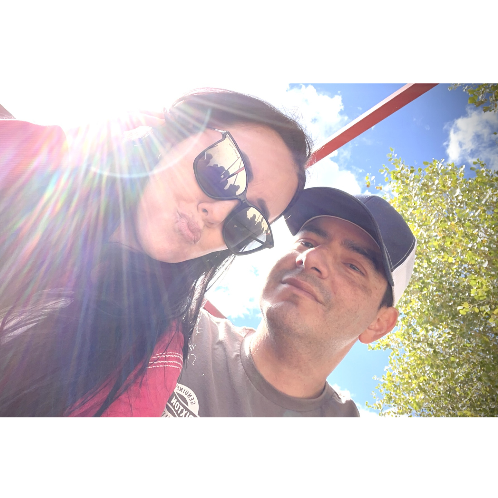 Mortimer Farms pumpkin patch - When Chris knew he was going to pop the question in a few months!