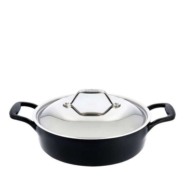 All-Clad Enameled Cast Iron 4 Qt. Braiser with Lid
