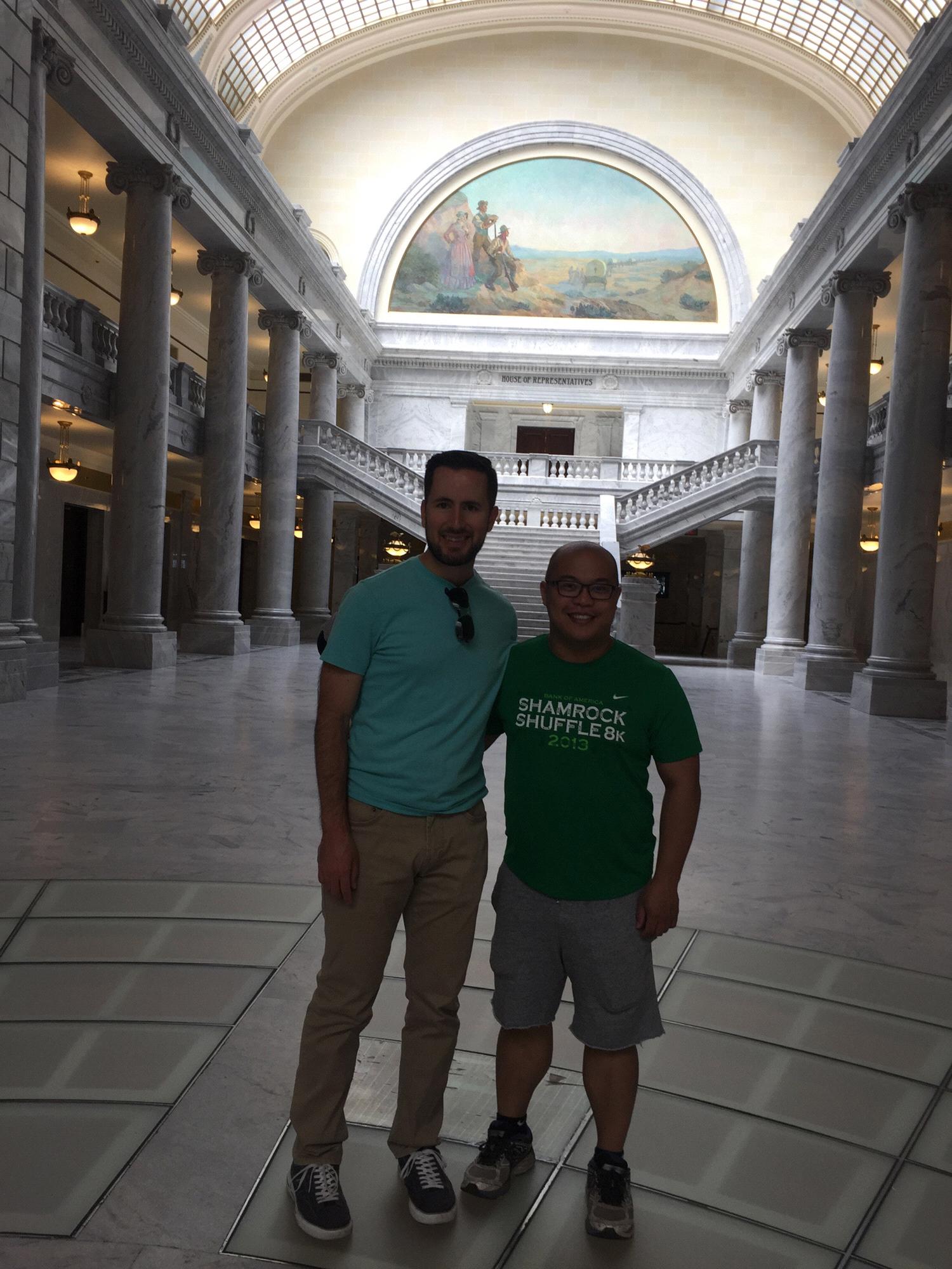 In the Texas Capitol. Austin, TX.