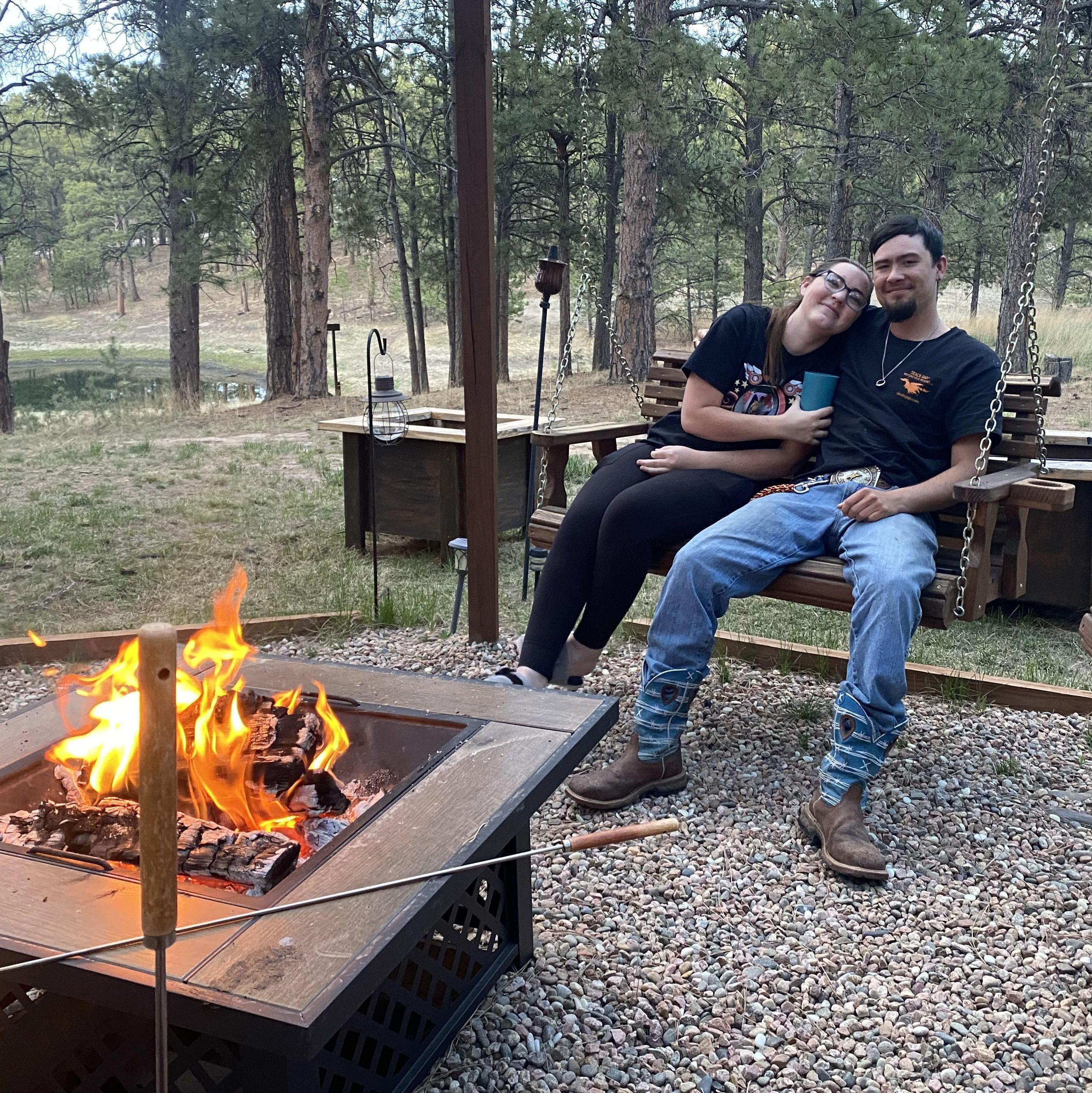The swings at the Colorado house.