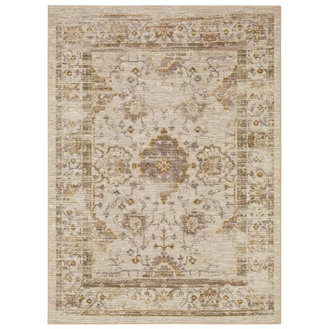 2'6"X3'10" Vintage Tufted Distressed Accent Rug Tan - Threshold™