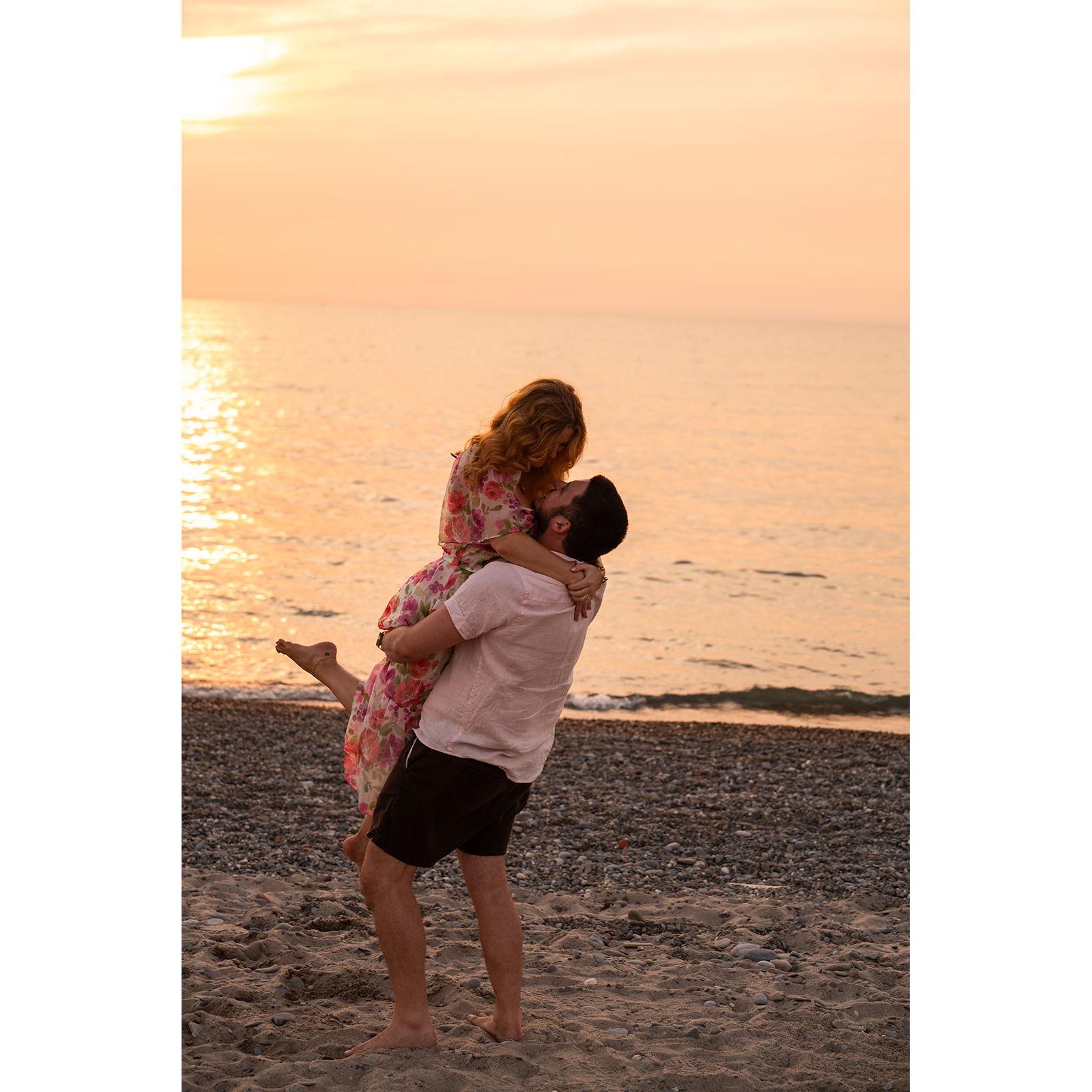 We LOVED our engagement photo session! Of course we used it as an opportunity to dance, flirt and joke around together.