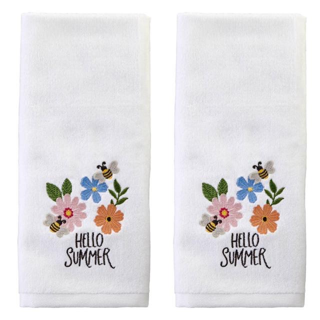 2pc Hello Summer Bee Hand Towel Set - SKL Home