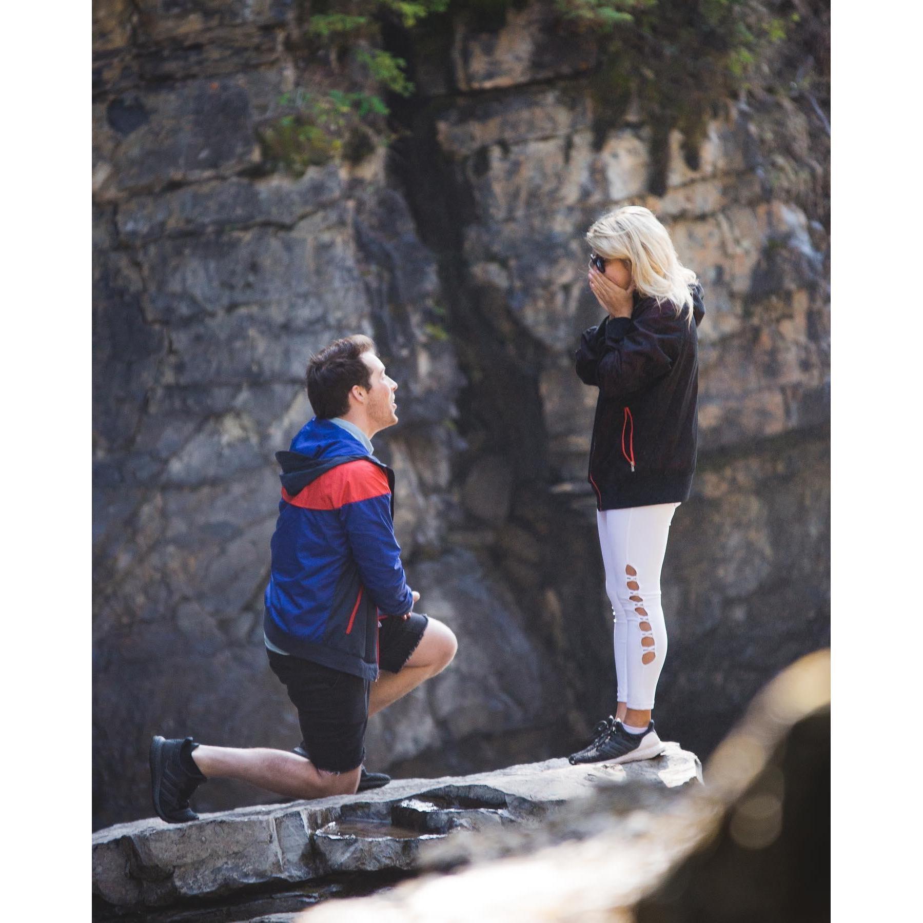 Our engagement in Banff, Alberta
