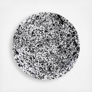 Splatter Enamelware Round Tray