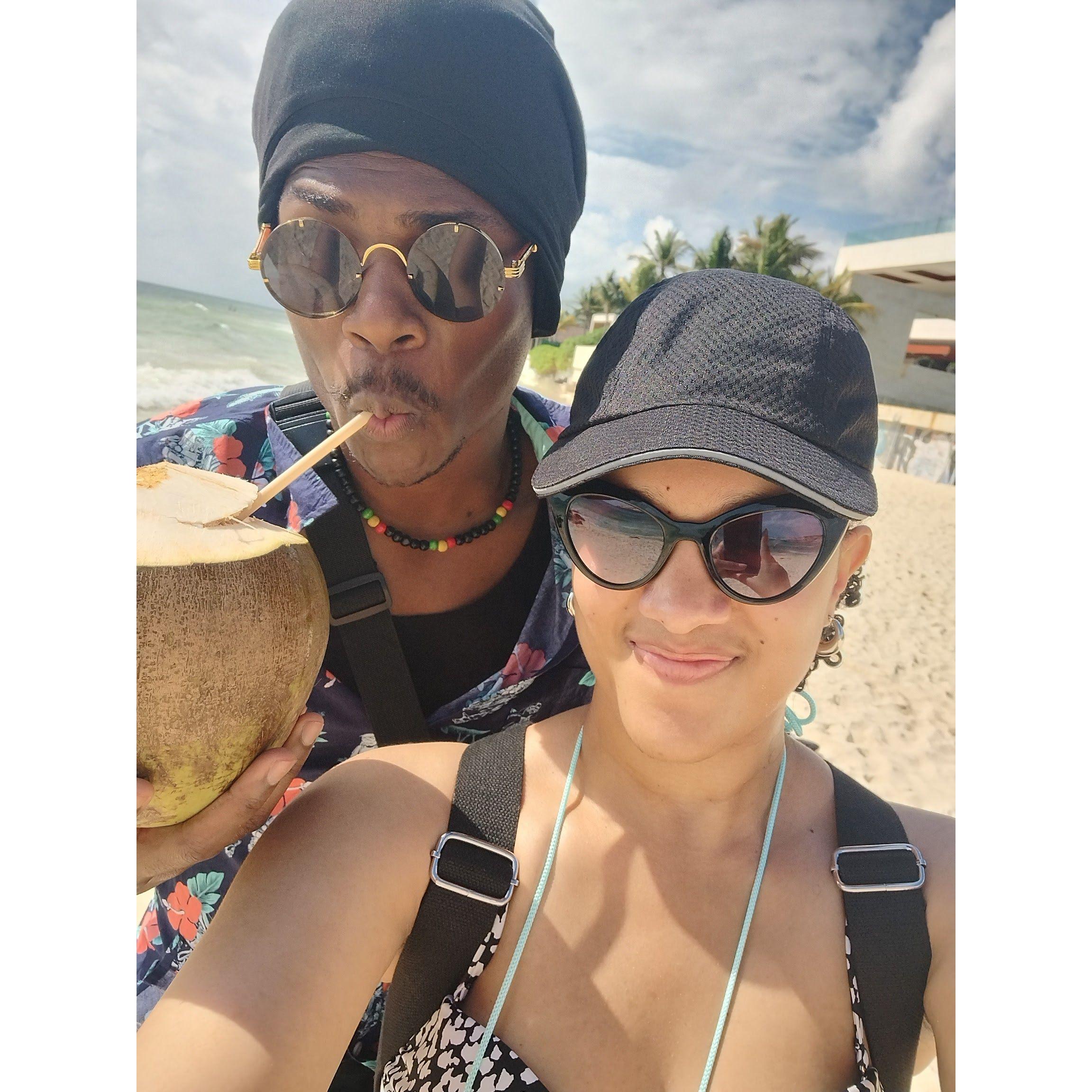 Our first international trip together to Mexico!