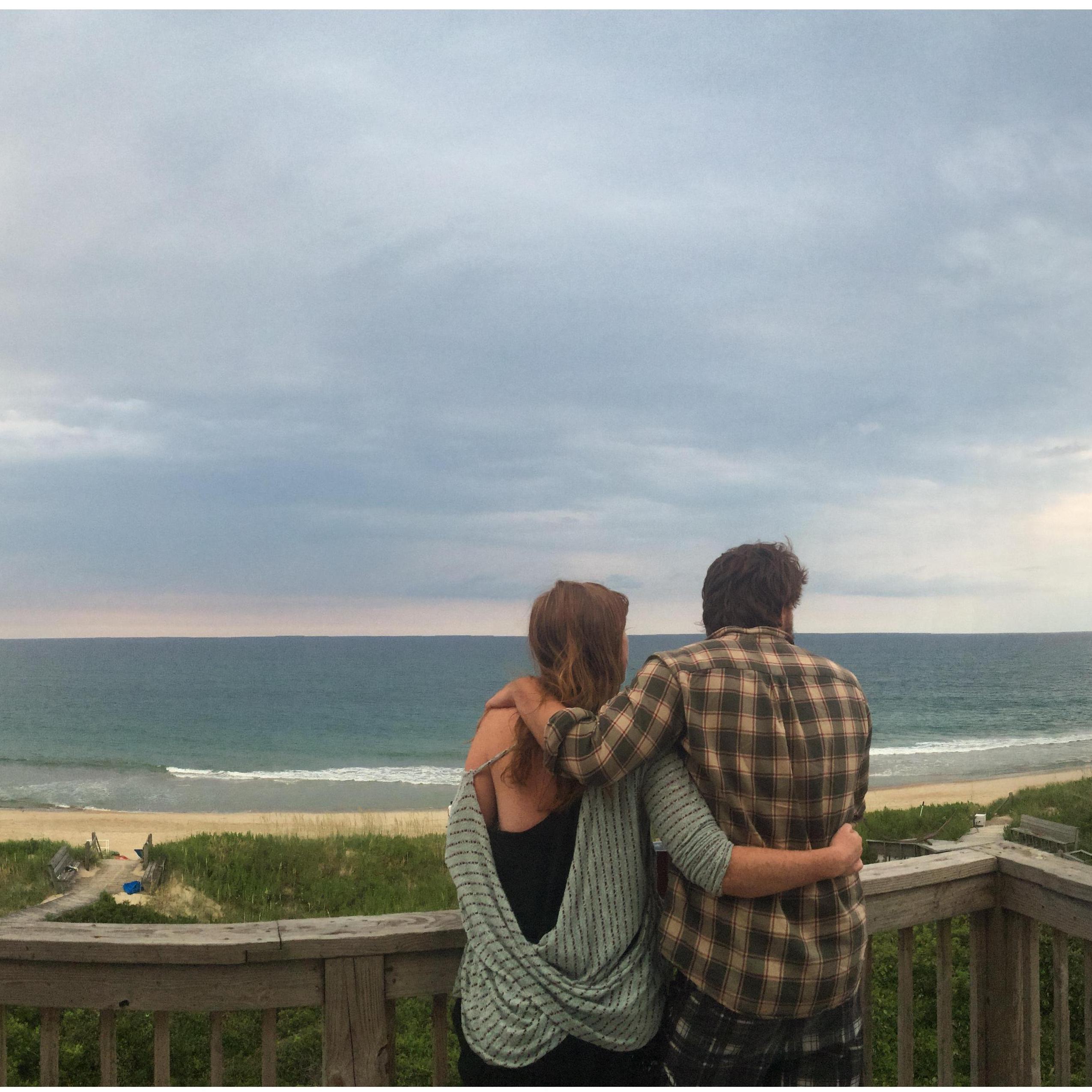 Vacationing in Pine Island, North Carolina, it is an annual event with Abby's family.