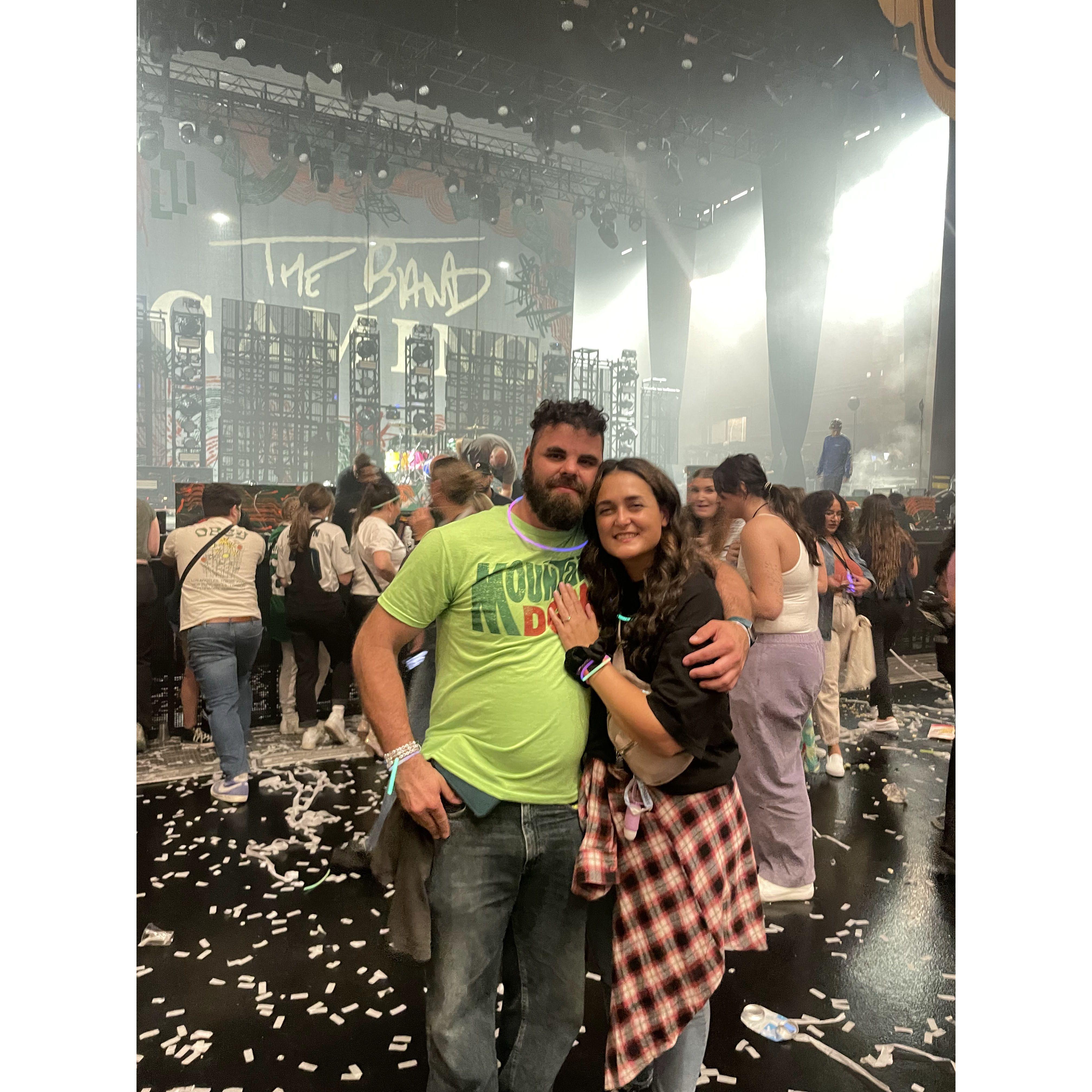 First concert together! The Band Camino