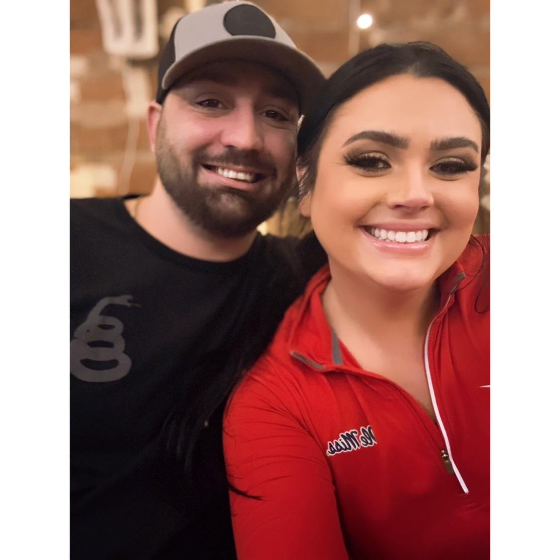 Introduced him to my favorite downtown spot - Magnolias!