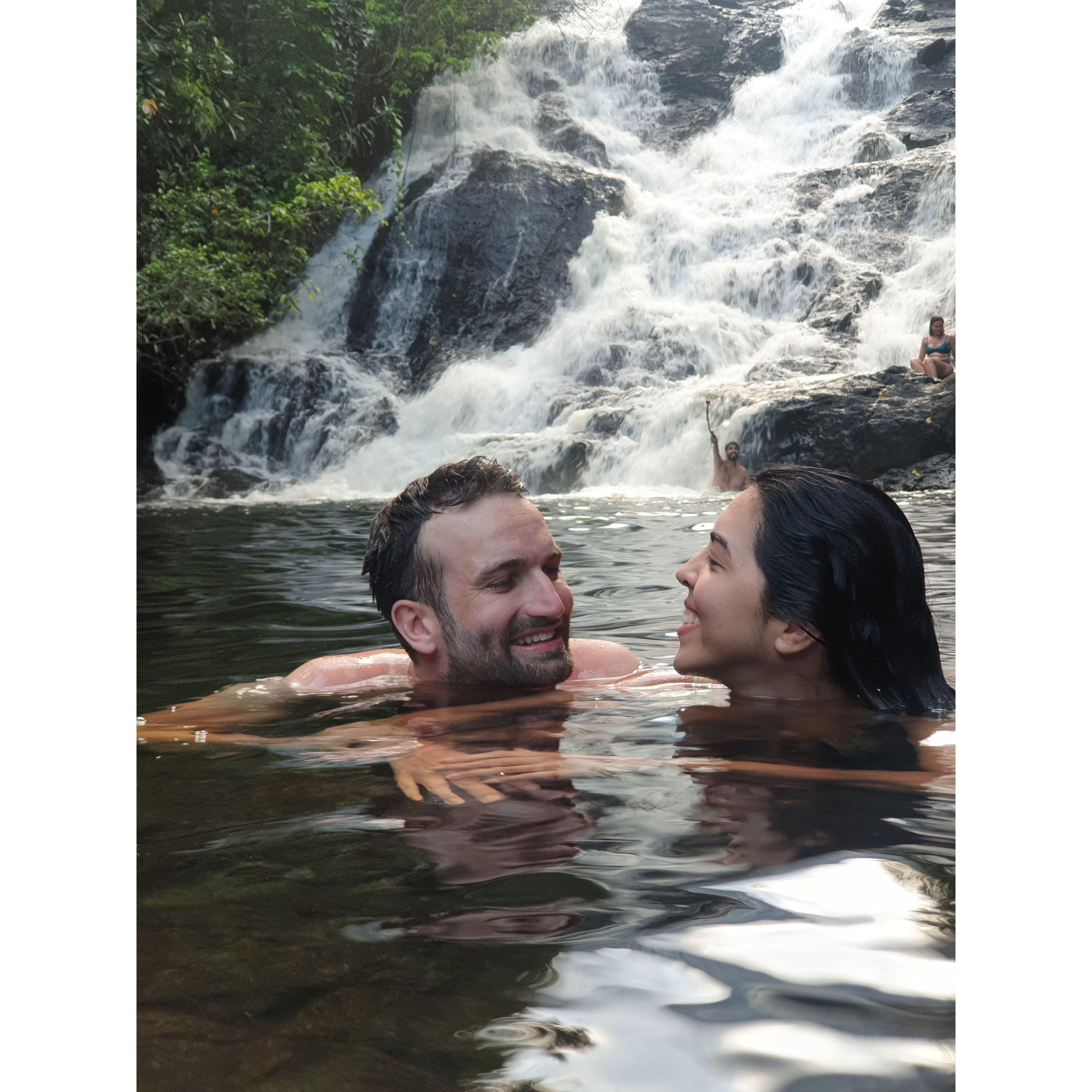 Waterfall swim in Itacaré, Brazil! {30 December 2022}