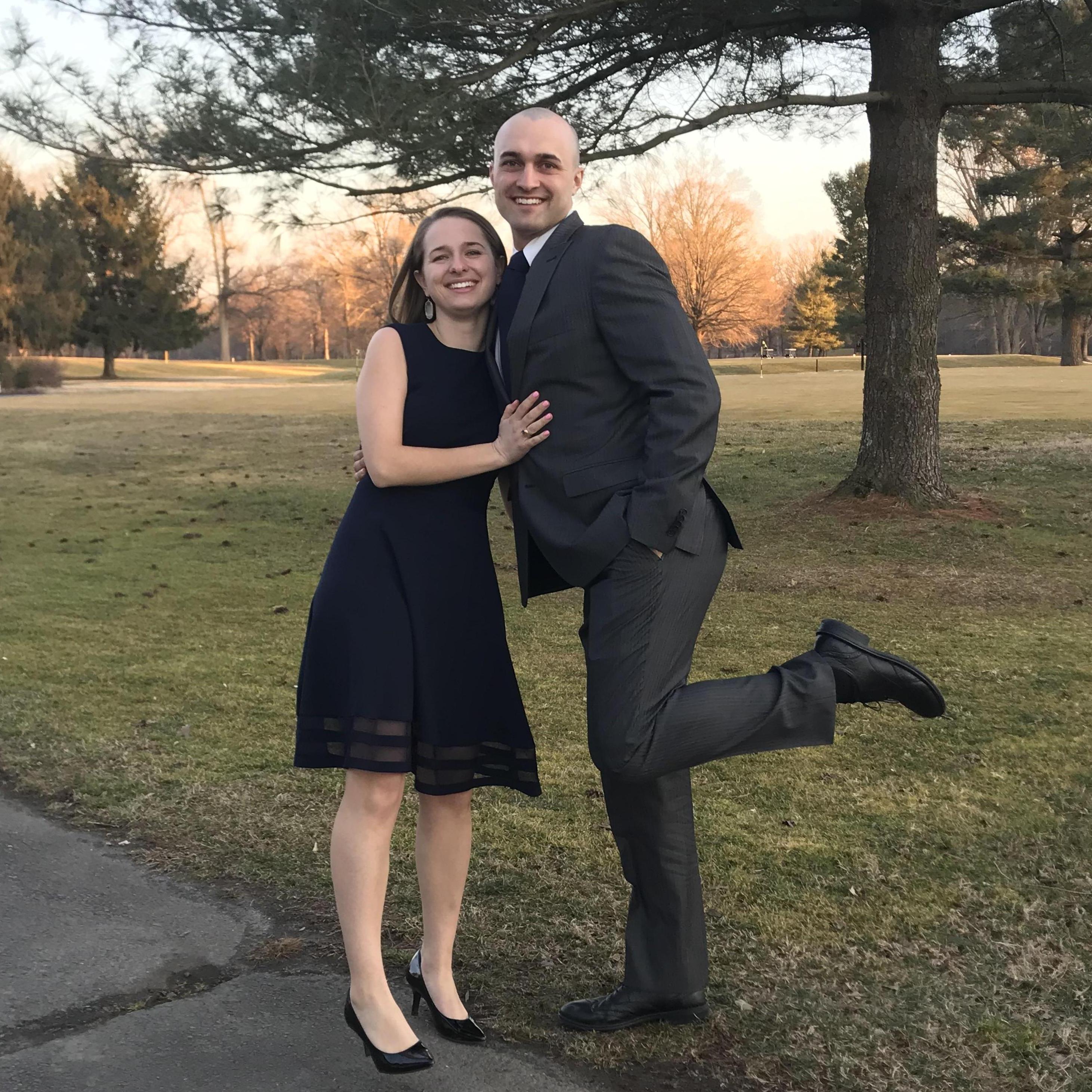 At our friend Hannah's wedding in February 2019
