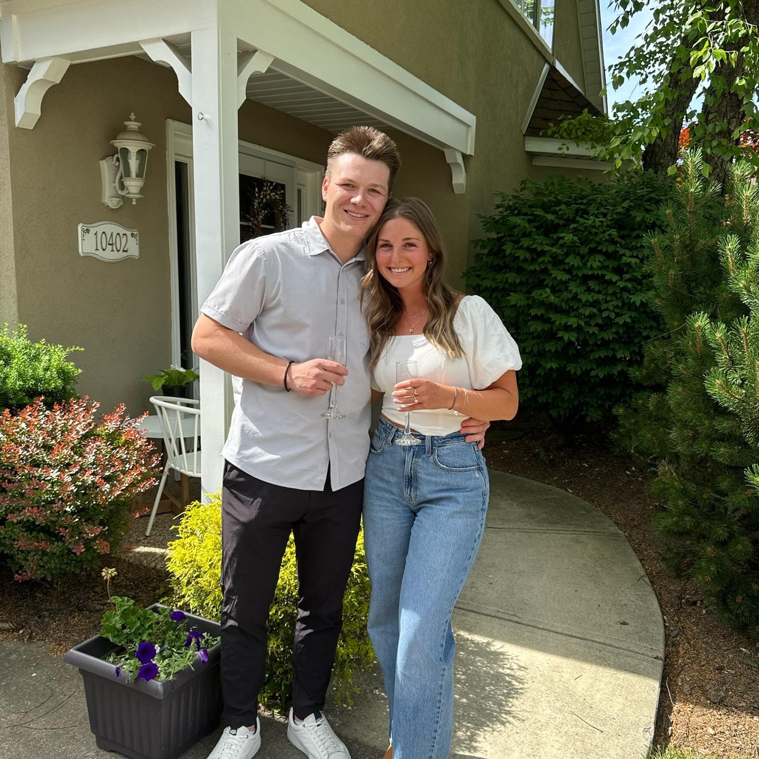 The day she said yes to forever together!