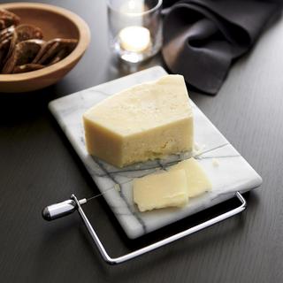 French Kitchen Marble Cheese Board with Slicer