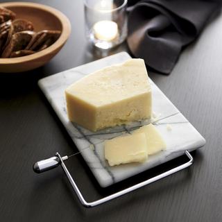 French Kitchen Marble Cheese Board with Slicer