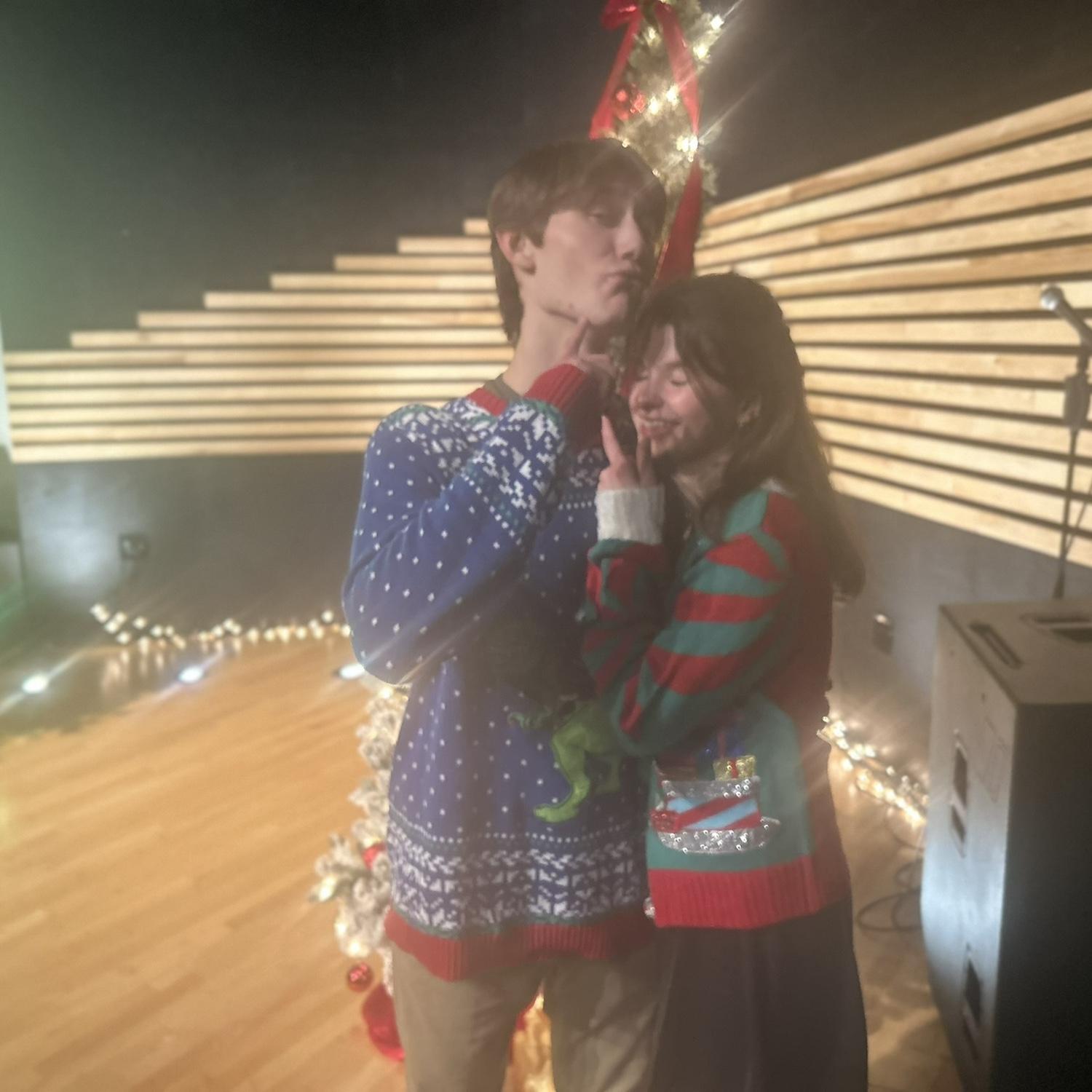 Proud to say we can confidently show up to a formal event in ugly sweaters.