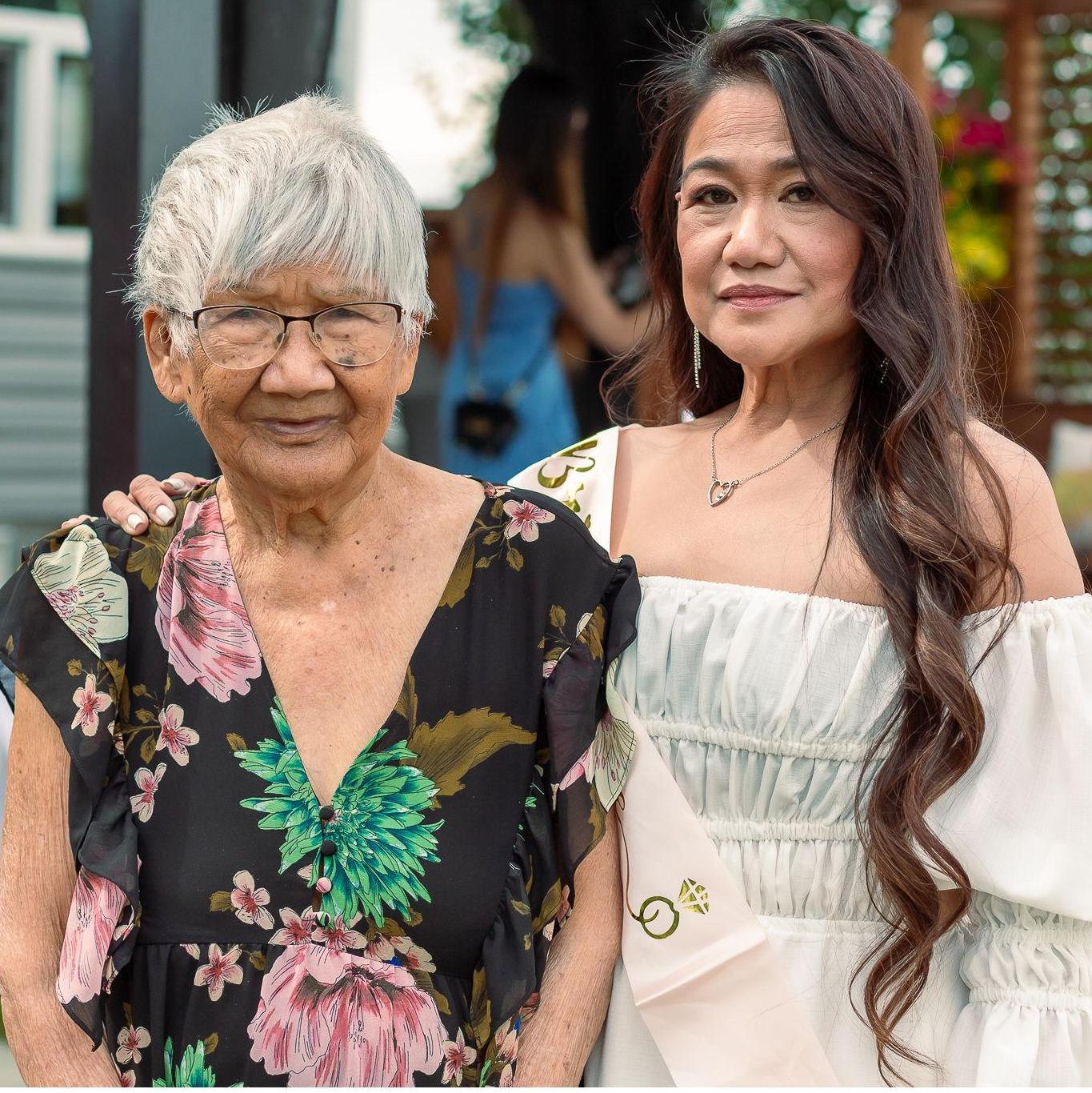With the Woman who gave me life, love and stregnth.