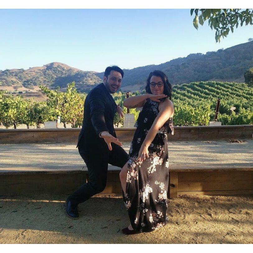 September 2021, at Abby's wedding!!