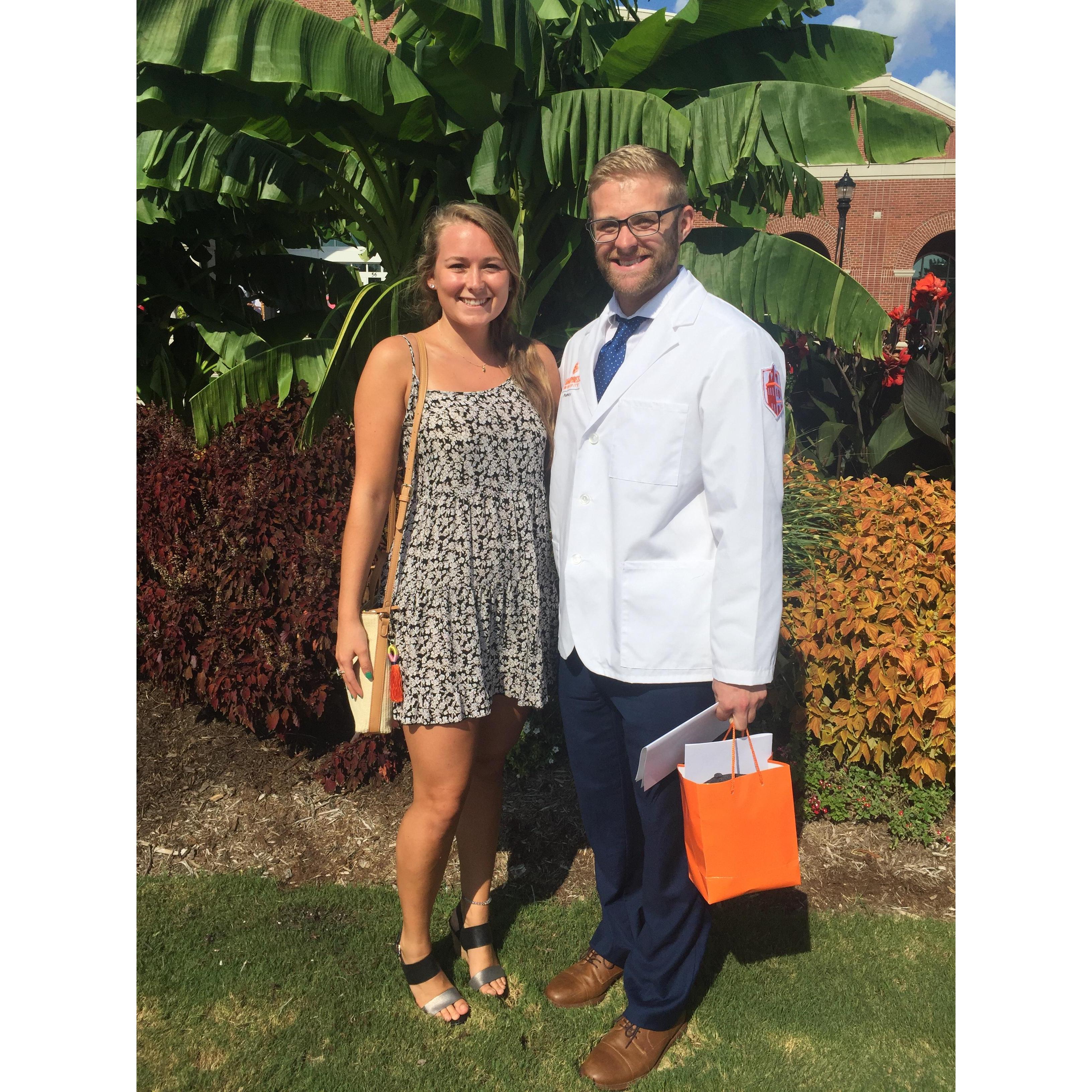 2018 - The beginning of Zac's Pharmacy school journey at Campbell University