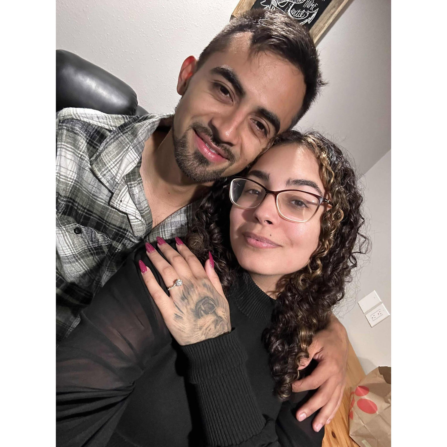 The night Brandon proposed.