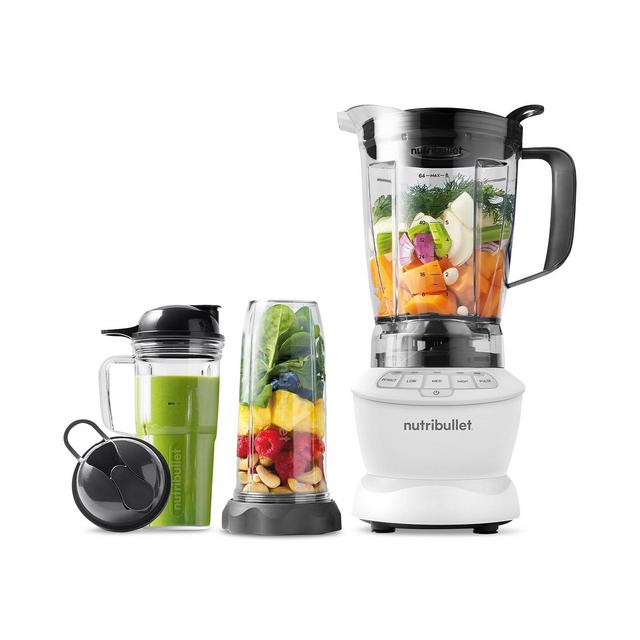 Nutribullet Blender Full Size Combo 1200 Watt 64 oz NBF50500AW - Matte White