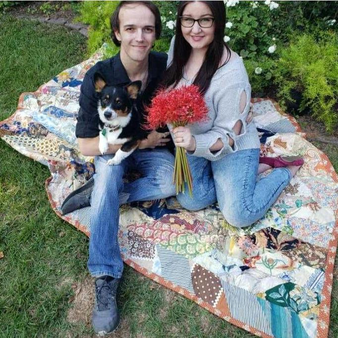 The weekend we got engaged! (cameo of Vesper)