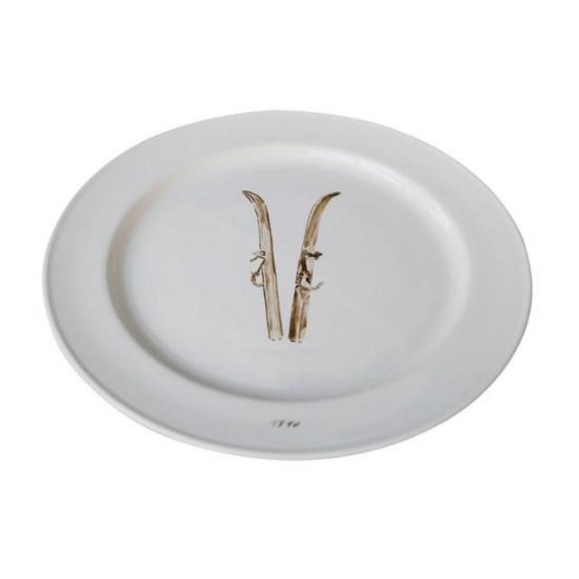 skis large plate