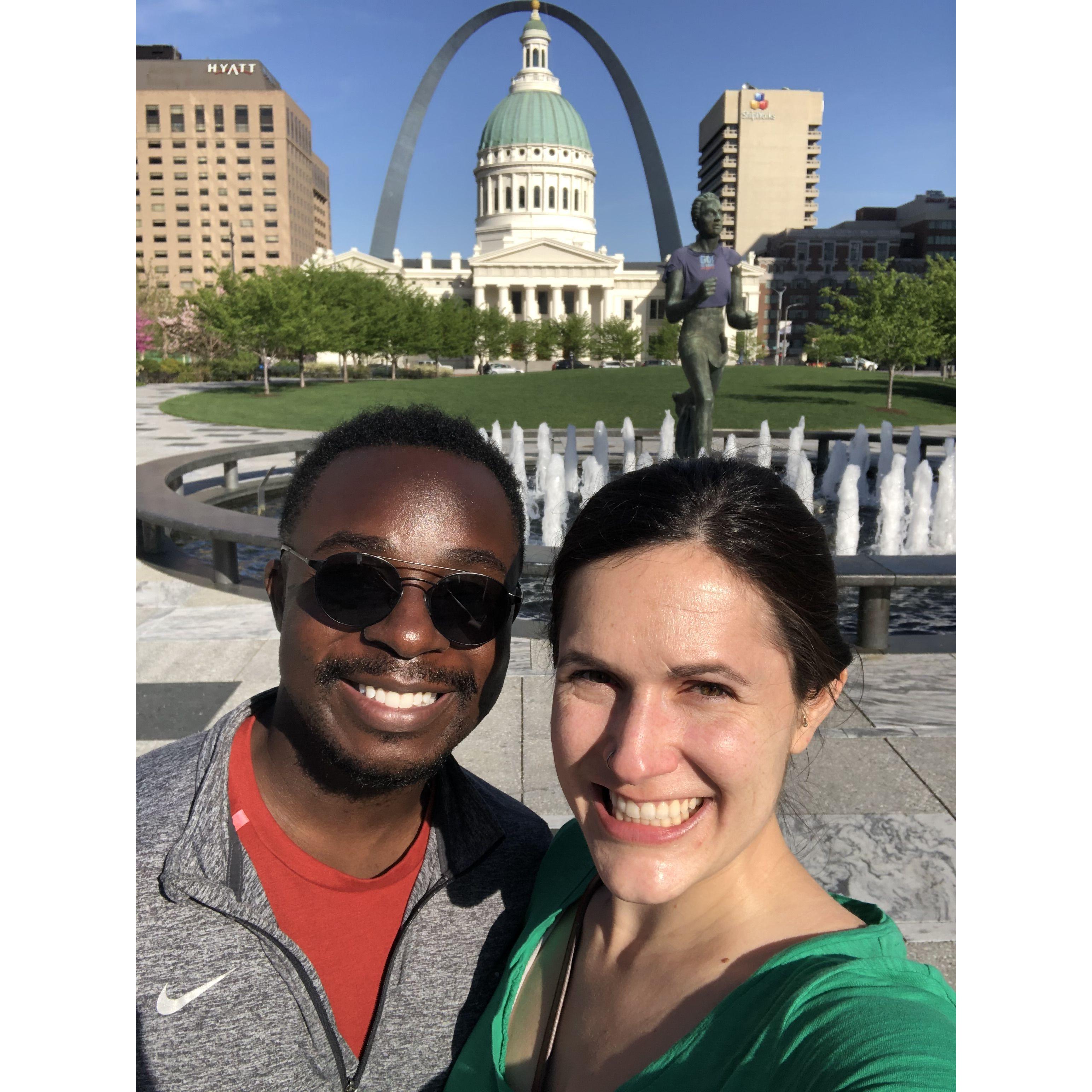 Pitstop in Saint Louis, MO during our drive from Colorado to Pennsylvania. 