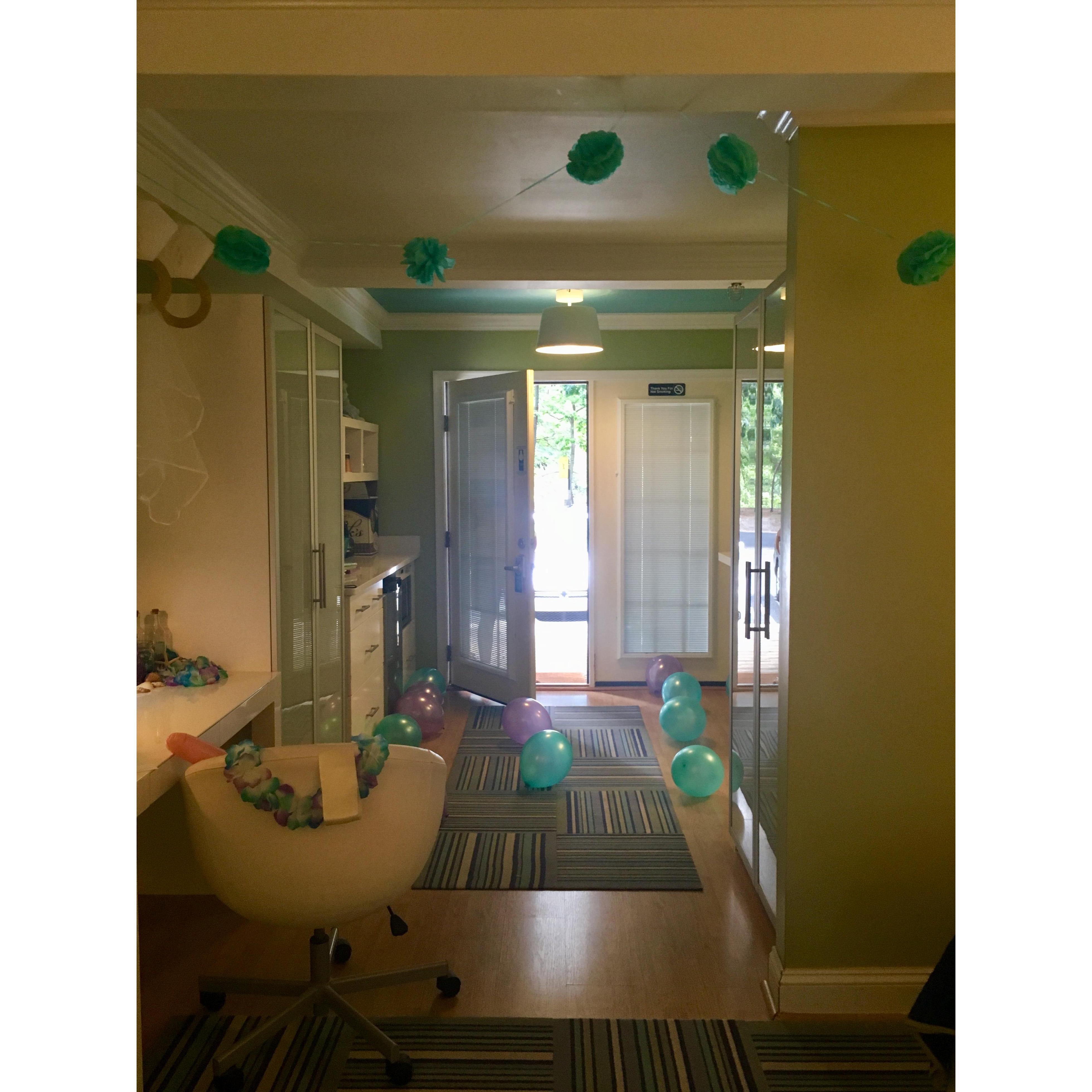 our adorable room for the weekend!