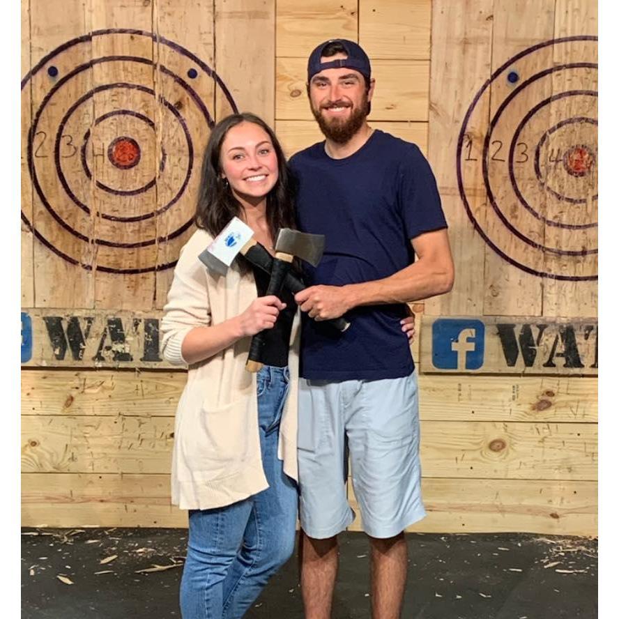 Axe Throwing for Doogie's 30th birthday!