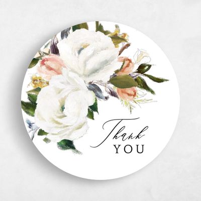 White Wedding Sticker - Octavia