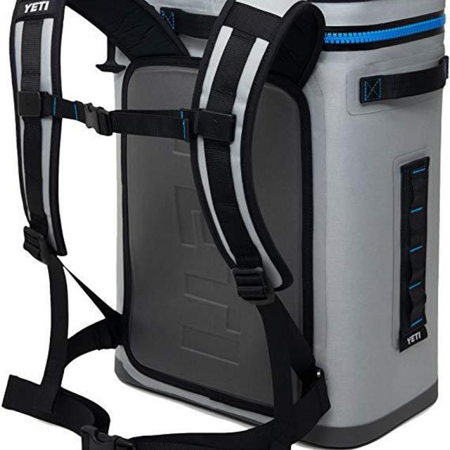 YETI Hopper Backflip 24 Soft Sided Cooler/Backpack - Fog Gray/Tahoe Blue