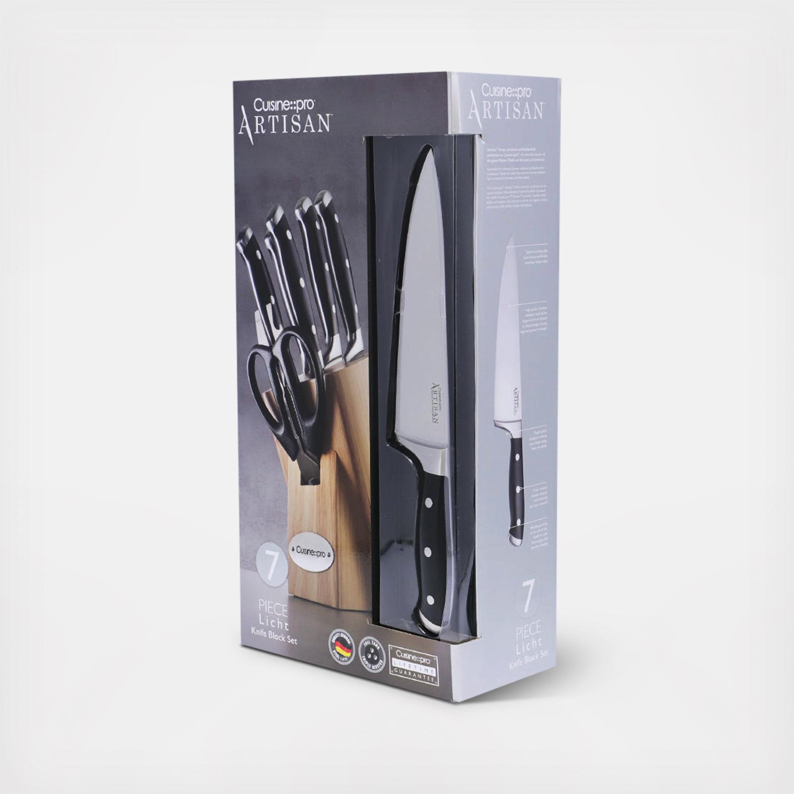 Cuisine::pro®, Artisan Licht 7-Piece Knife Block Set Zola - Main Image