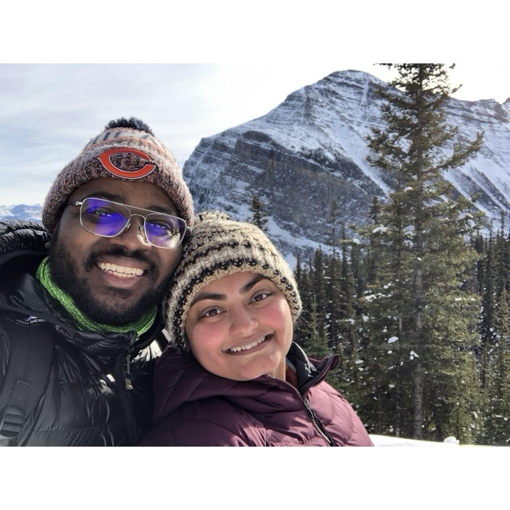 We hiked up a mountain in Banff, Canada!