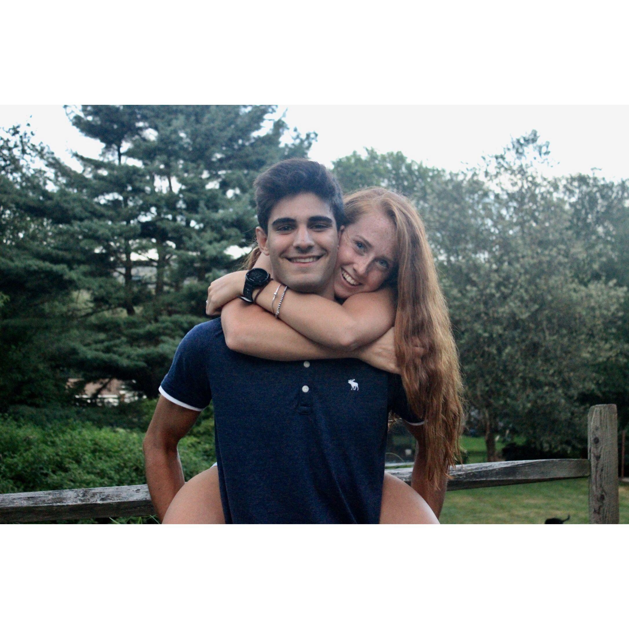 Right before we left for college