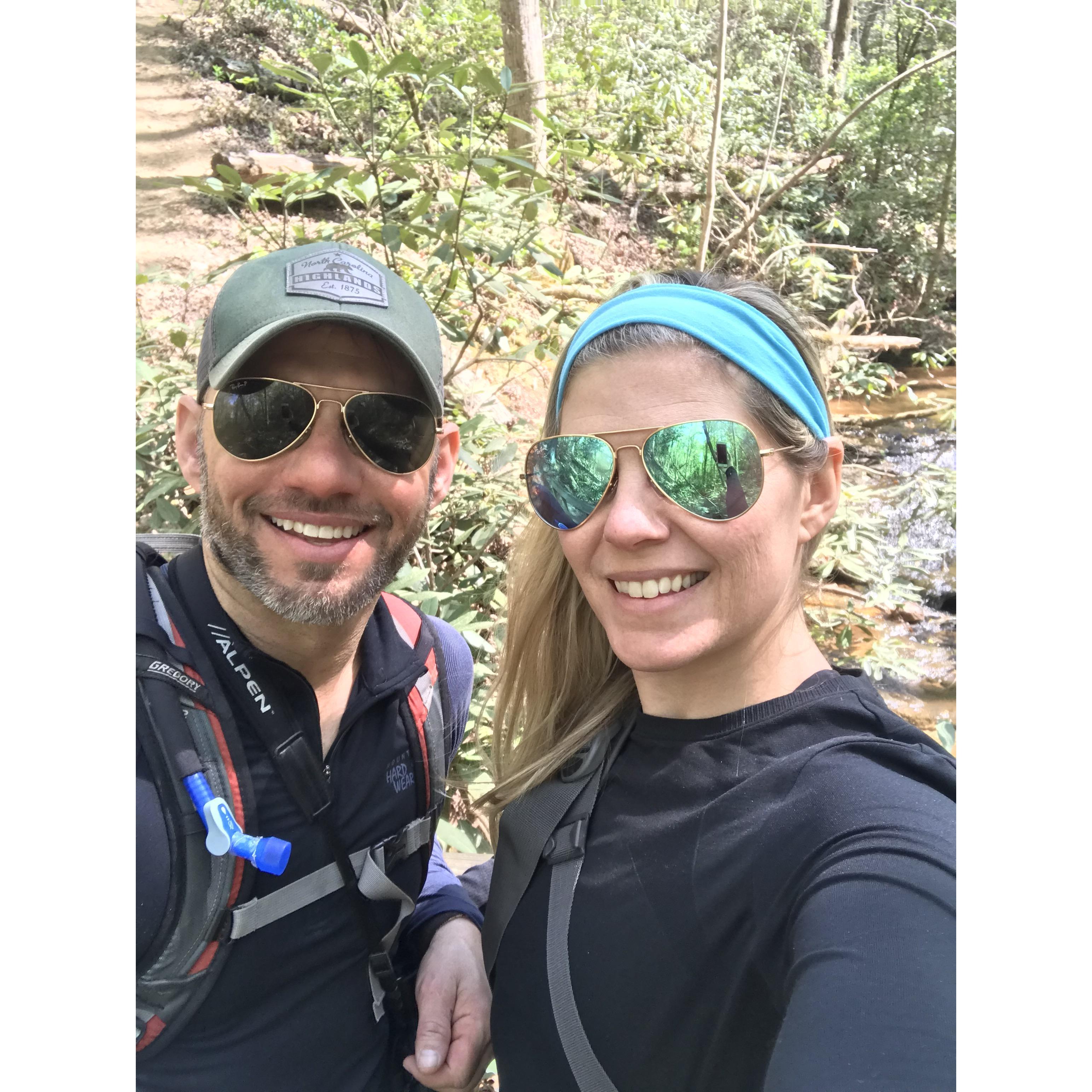 Our first hike just the two of us!