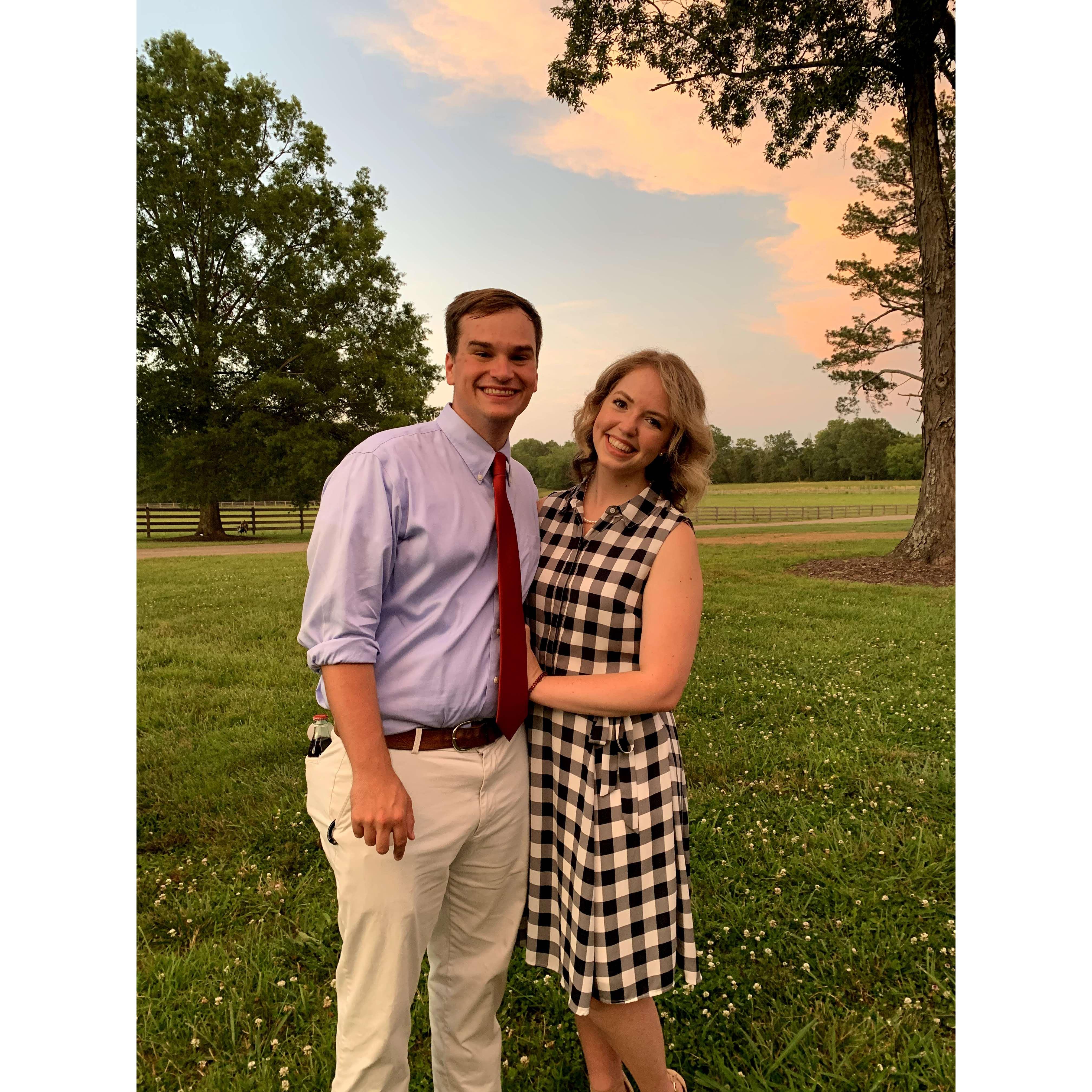 Our first wedding together celebrating Emily and Dalton Green in July 2020