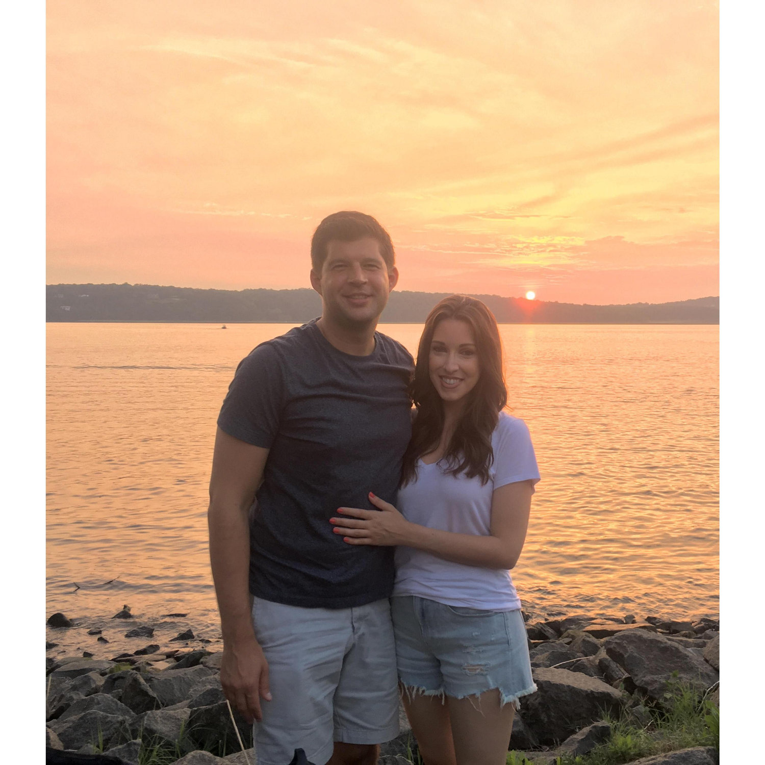 Celebrating 4th of July with riverside fireworks
Dobbs Ferry, New York