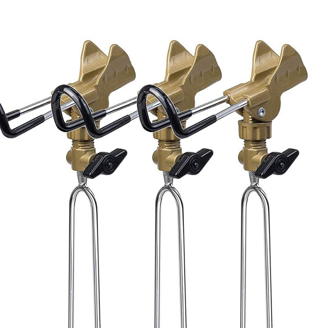 GOLDEAL Rod Holders for Bank Fishing,Bank Fishing Rod Rack Stand,Fish Pole Holder for Beach,360 Degree Adjustable.