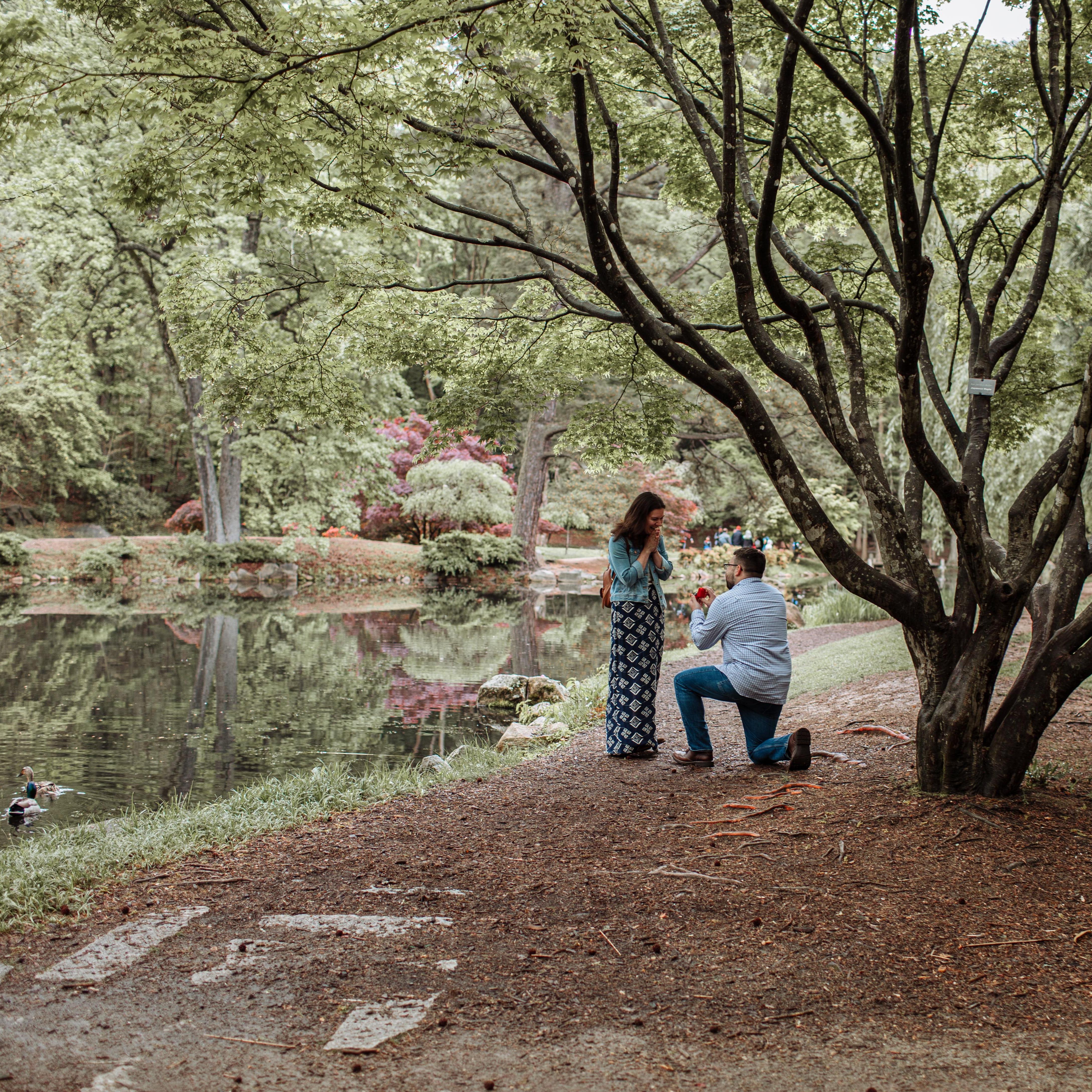 Popping the question!