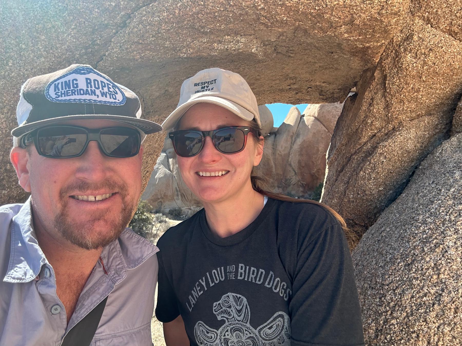 Smiles in Joshua Tree National Park.