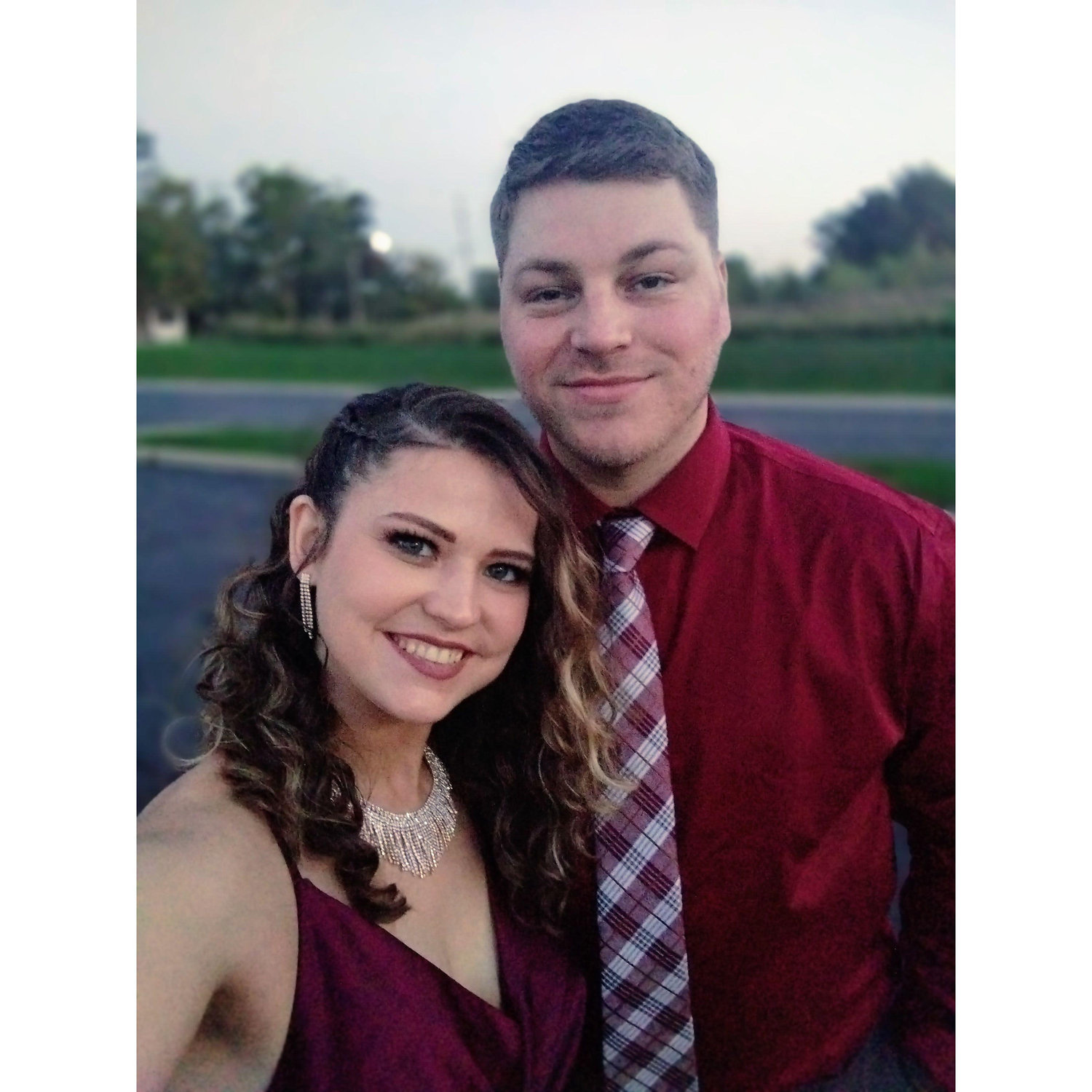 Celebrating our friends' wedding!