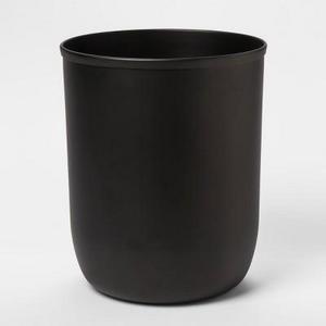 Solid Bathroom Wastebasket Black - Project 62™