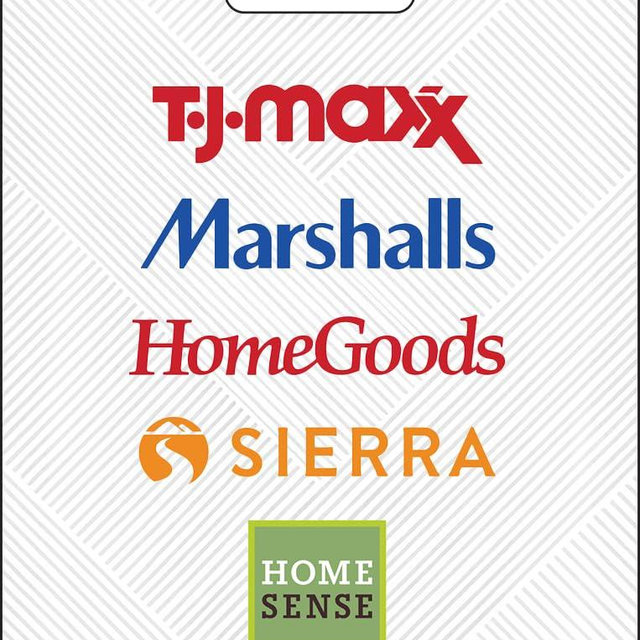 TJX Multibrand Physical Gift Card