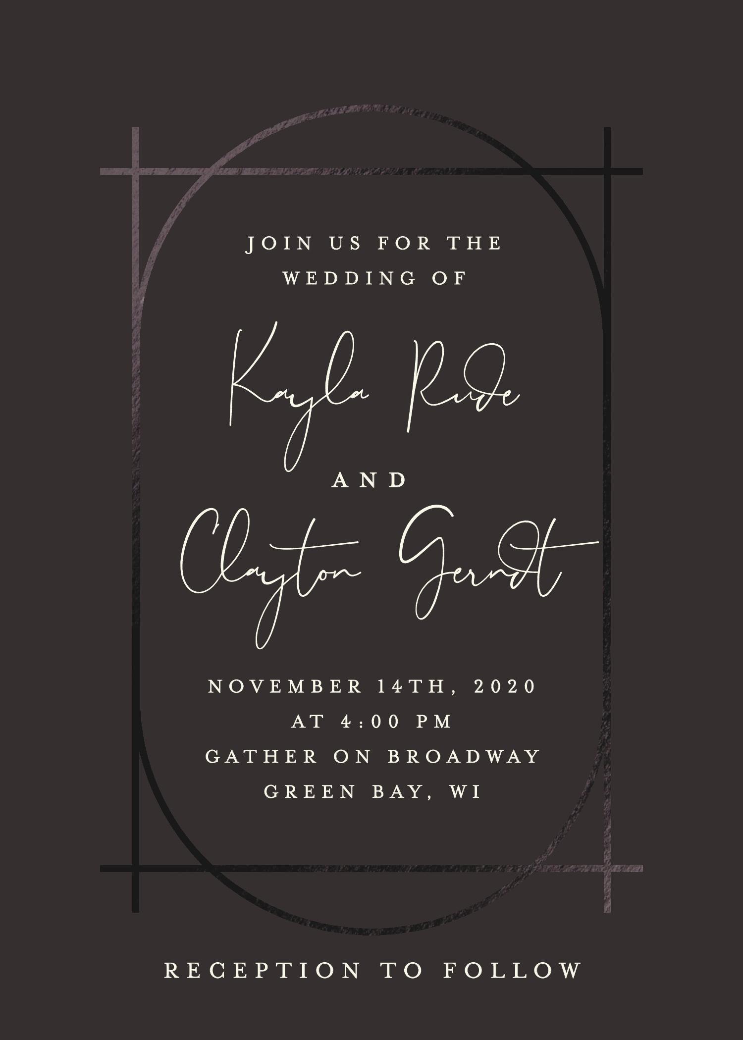 The Wedding Website of Kayla Rude and Clayton Gerndt