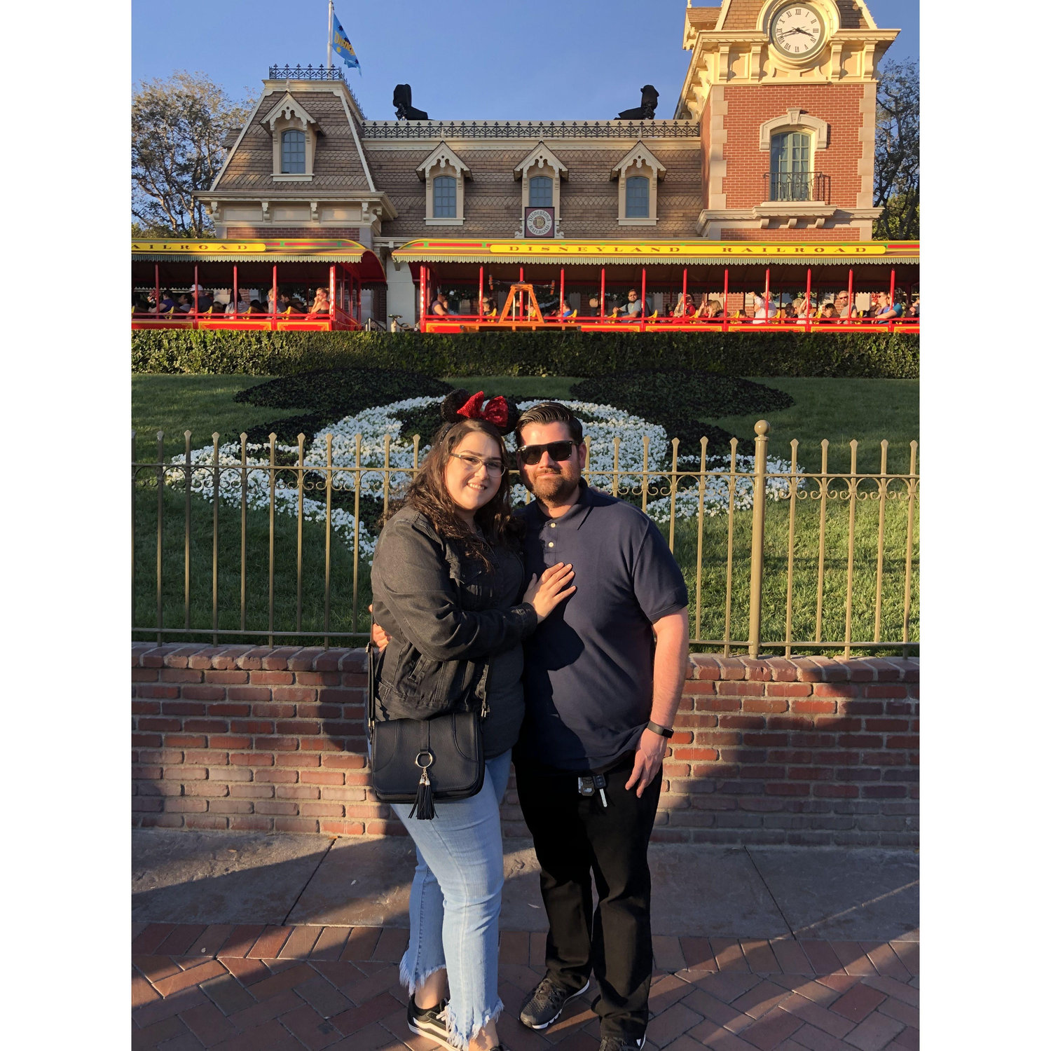 The first trip to Disneyland