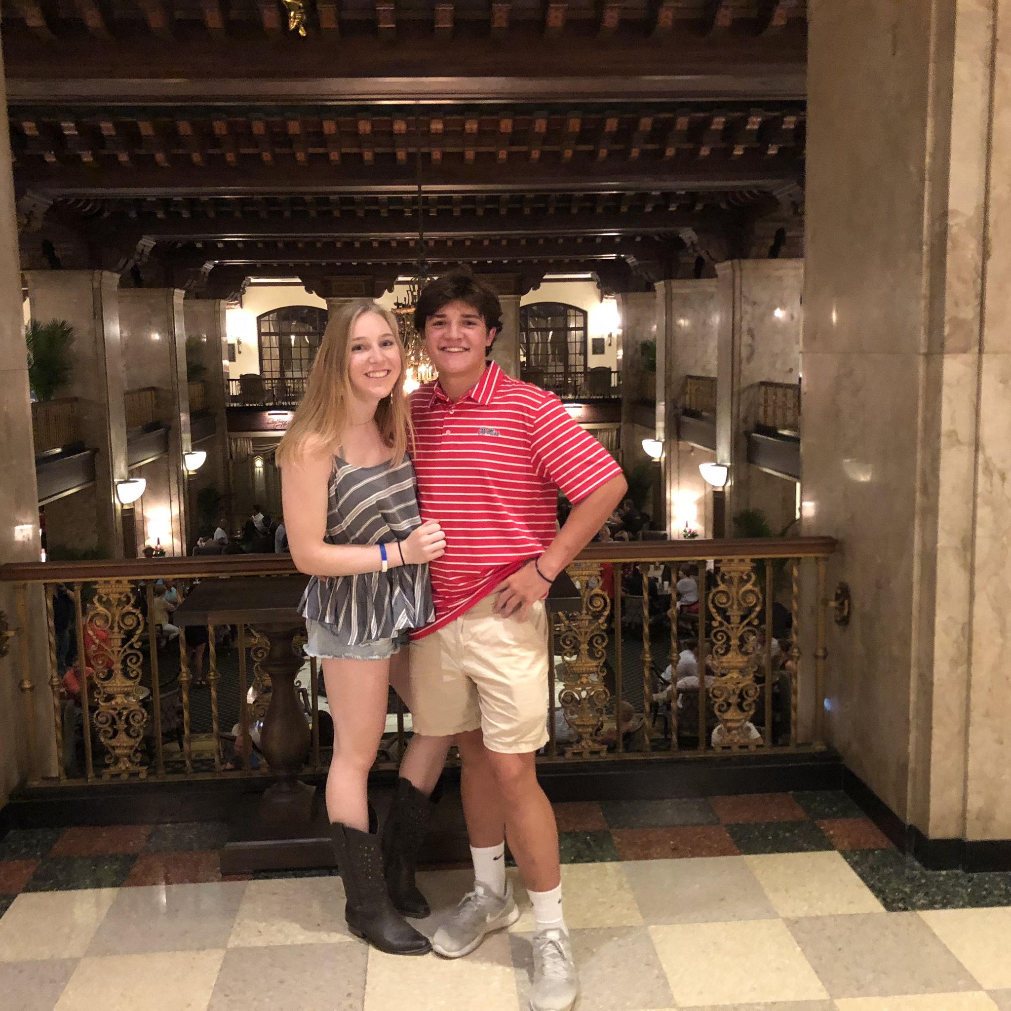 David asked Sarah out officically on July 12, 2018 at the historic Peabody Hotel in downtown Memphis after a Kix on Beale Concert.