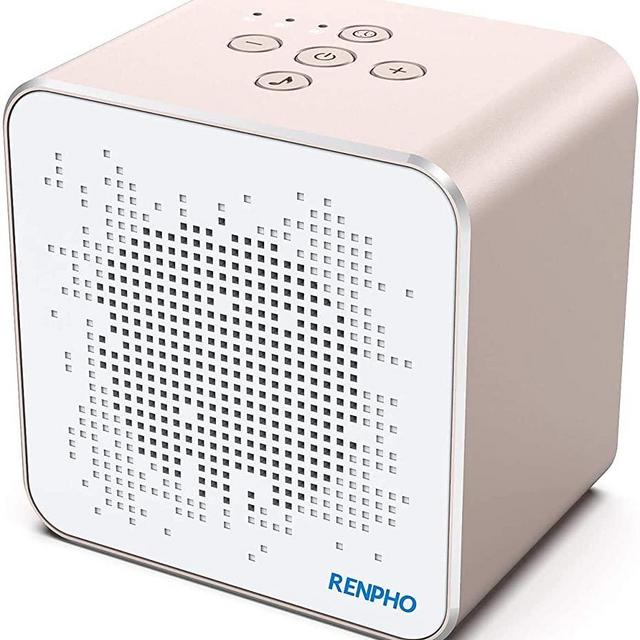 Sound Machine, RENPHO White Noise Machine for Sleeping Adult, Baby with Soothing Sounds, Memory Timer Function, Portable White Noise Machine for Office Privacy, Travel, Home, Sound Therapy