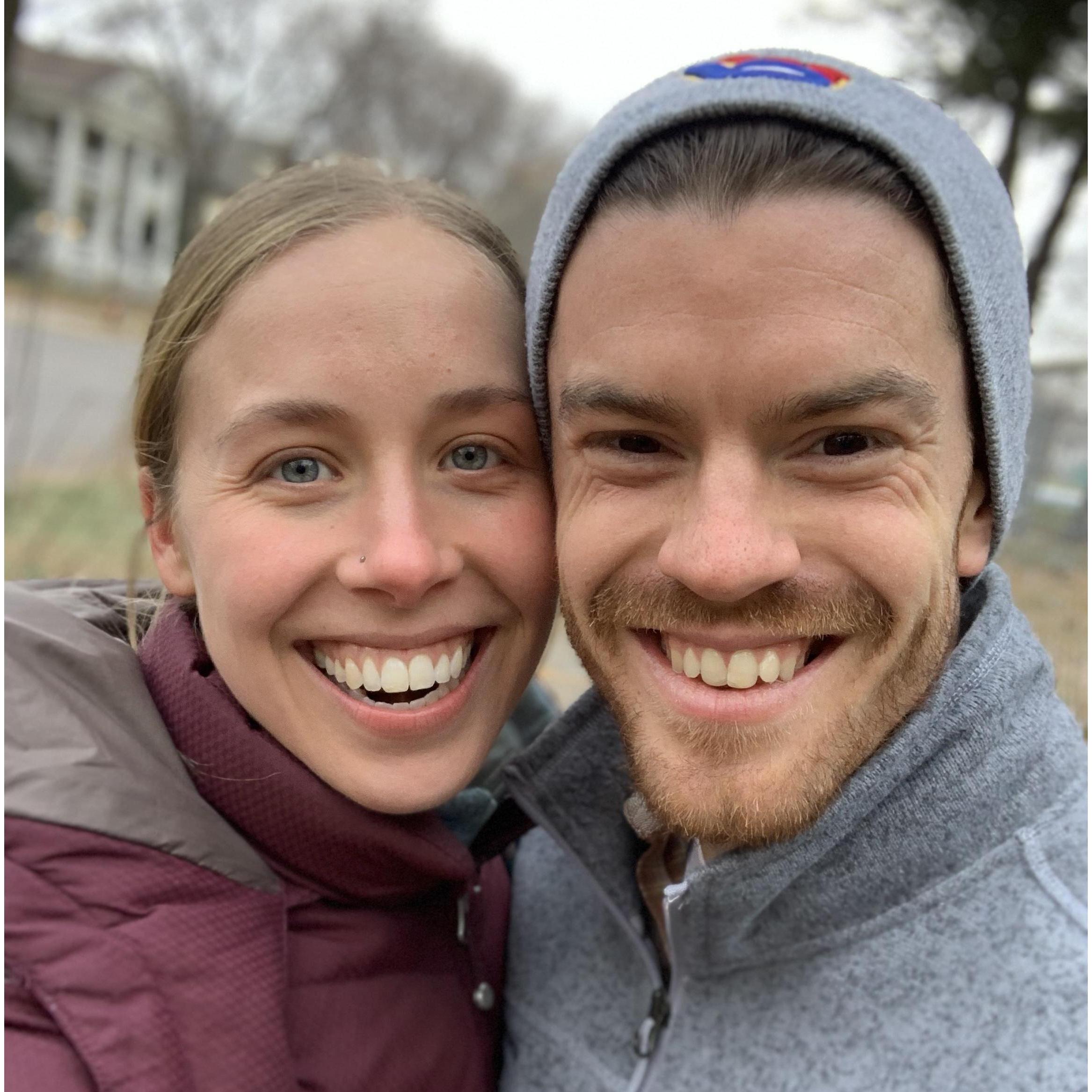 Enjoying the cold MN winters.