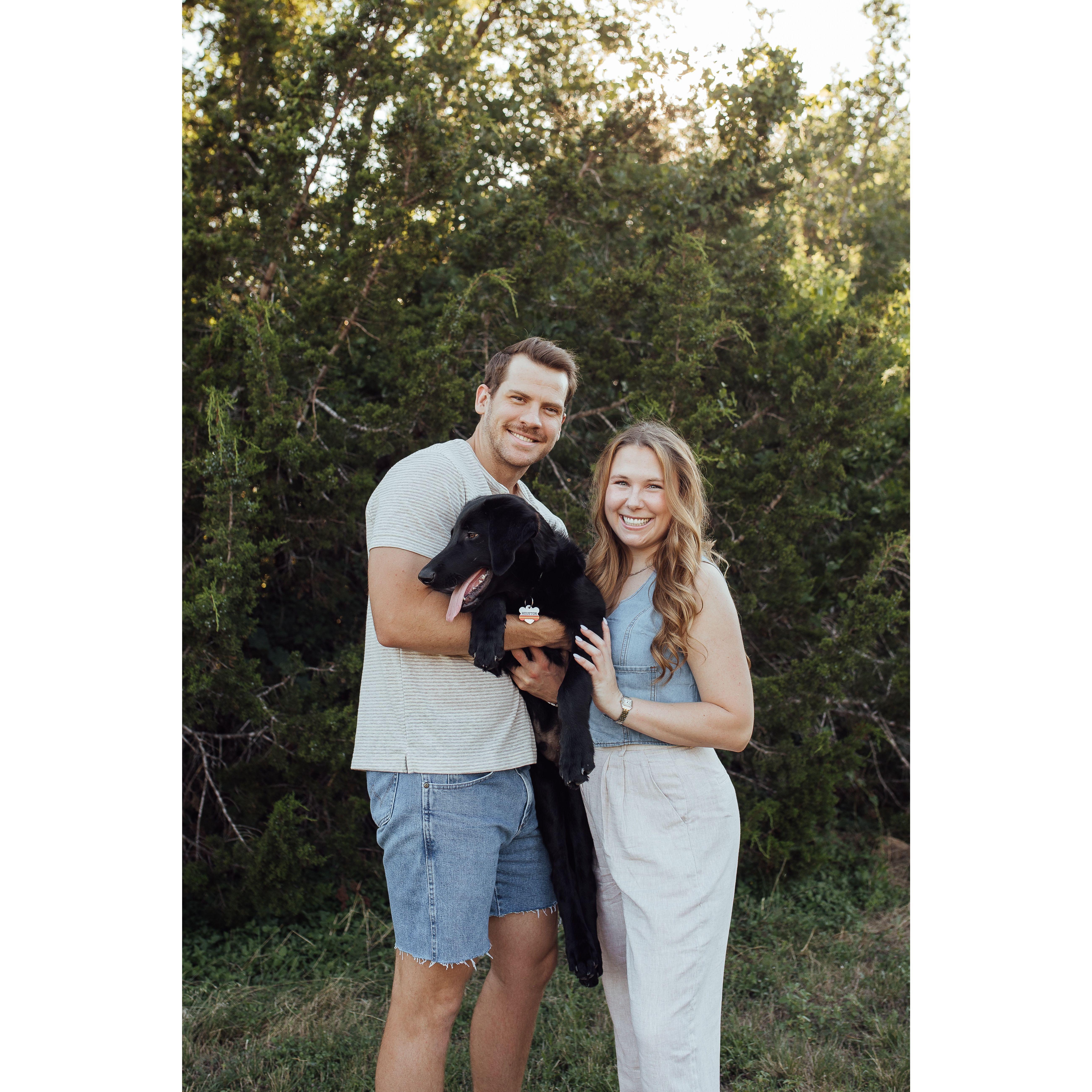 Photos with Houston!
